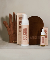 Tan Mousse, Drops, Mitt & Exfoliator
